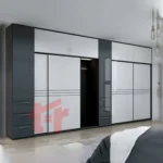 مکانیزم درب ریلی کمد تاپ لاین توکار RM دو و سه درب فانتونی K323-K324